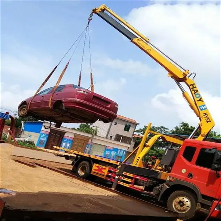 彬村山华侨农场吊车救援小汽车怎么吊